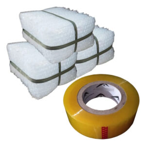Saquinho Bolha 11x17 Kit C/1.000 + 1 Fita Adesiva Grande