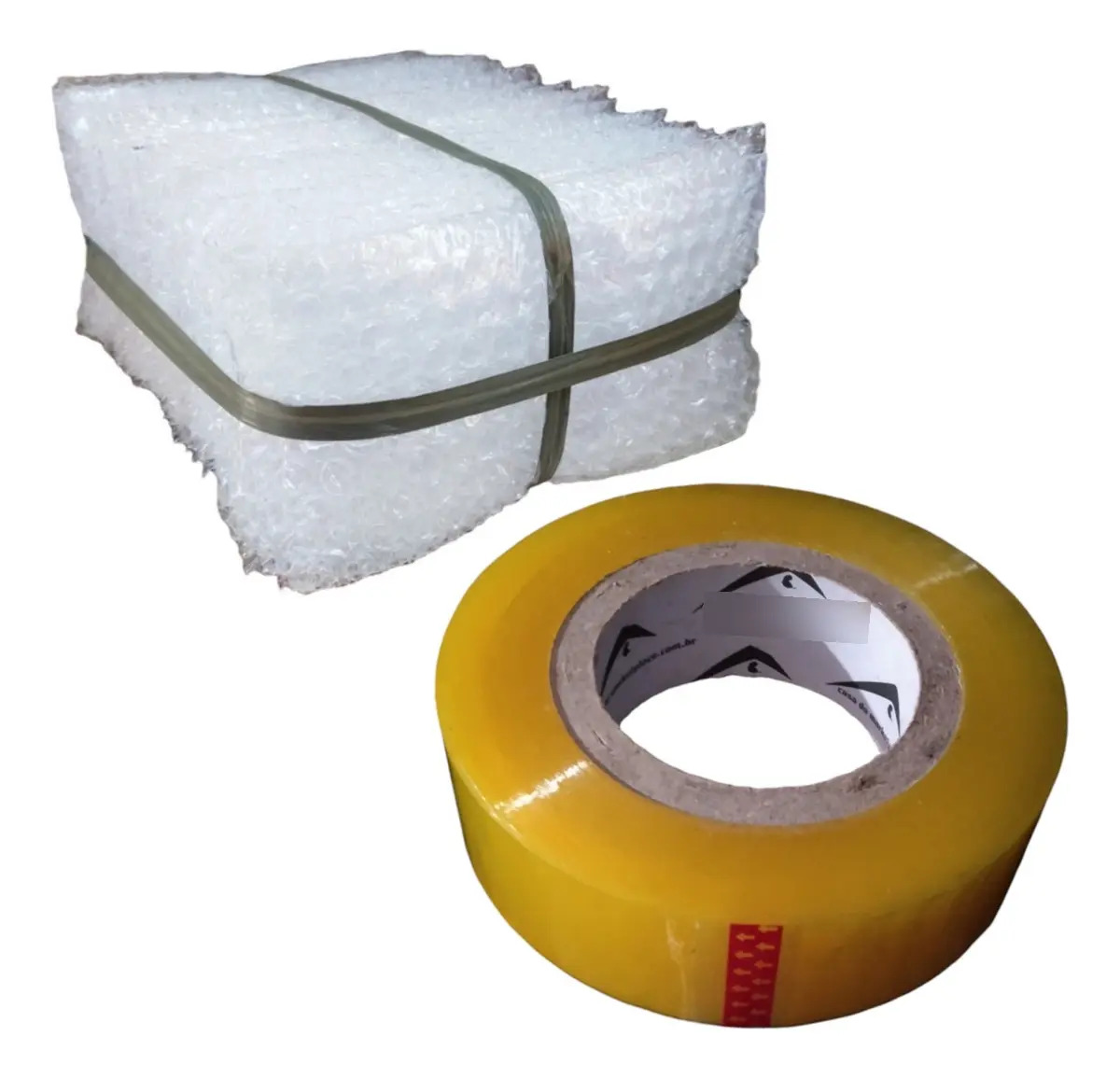 Saquinho Bolha 12x18 Kit C/500 Und + 1 Fita Adesiva Grande
